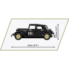 COBI: Citroën Traction 11CV BL avtomobilski konstrukcijski set (2266) slika 3