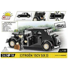 COBI: Citroen 15CV SIX D avtomobilski gradbeni komplet (2267) slika 2