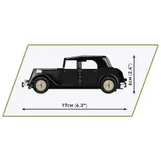 COBI: Citroen 15CV SIX D avtomobilski gradbeni komplet (2267) slika 4