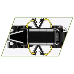 COBI: Citroen 15CV SIX D avtomobilski gradbeni komplet (2267) slika 5