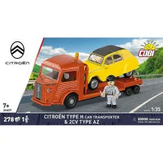 COBI: Citroen Type H avtotransporter in 2CV Type AZ - igrača za sestavljanje avtomobilov (24627)