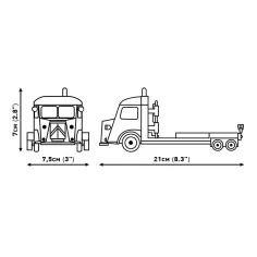 COBI: Citroen Type H avtotransporter in 2CV Type AZ - igrača za sestavljanje avtomobilov (24627) slika 4
