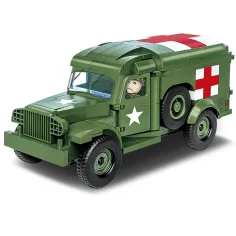 COBI: Dodge WC-54 Ambulanza reševalno vozilo gradbeni set (2257) slika 2