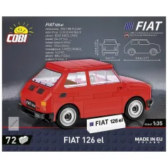 COBI: Fiat 126p sestavljiv avtomobilček (24531) slika 2