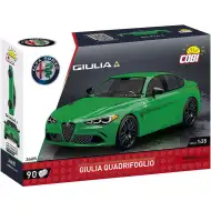 COBI: Gradbeni komplet Alfa Romeo Giulia Quadrifoglio zelene barve (24605)