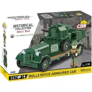 COBI: Gradbeni komplet oklepnega avtomobila Rolls Royce 1920 Pattern Mk I (2988)