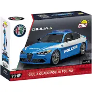 COBI: Gradbeni set policijski avto Alfa Romeo Giulia Quadrifoglio (24606)
