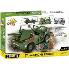COBI: II. svetovna vojna 37 mm GMC M6 Fargo komplet za sestavljanje (3116) slika 6