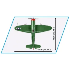 COBI: II. svetovna vojna P-47 Thunderbolt gradbeni komplet (5737) slika 5