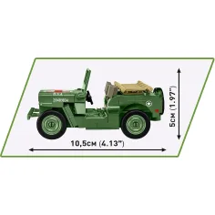 COBI: Medicinsko vozilo Willys MB, komplet za sestavljanje (2295) slika 3