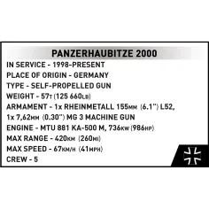 COBI: Oborožene sile Panzerhaubitze 2000 gradbeni komplet (2628) slika 7
