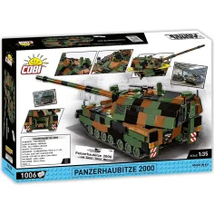COBI: Oborožene sile Panzerhaubitze 2000 gradbeni komplet (2628) slika 8