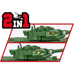 COBI: Oborožene sile T-72 (Vzhodna Nemčija/Sovjetska zveza) sestavljiva igrača - tank (2625) slika 6