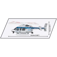 COBI: Policijski gradbeni set Bell 407 (26628) slika 4