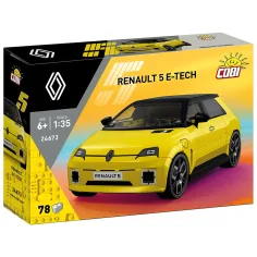 COBI: Renault 5 E-Tech rumen avto - komplet za sestavljanje (24673)