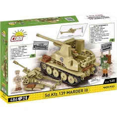 COBI: Sd.Kfz. 139 Marder III tank gradbeni komplet (3131) slika 6