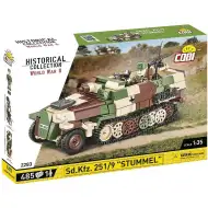 COBI: Sd.Kfz. 251/9 Stummel oklepno vozilo gradbeni komplet (3096)