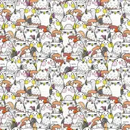 Cardex: Darilni papir z motivom veselih ptic, 100x70 cm