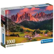 Čarobni Dolomiti 1000-delna HQC sestavljanka s posterjem - Clementoni