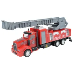 City Truck: Preoblikovljiv tovornjak gasilske postaje na kolesih z opozorilnimi tablami 19cm slika 3