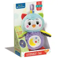 Clementoni Baby: Glasbena plišasta sova z nočno lučko