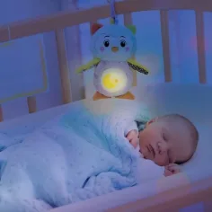 Clementoni Baby: Glasbena plišasta sova z nočno lučko slika 3