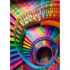 Colorboom Collection: Barvne stopnice 500-delna sestavljanka - Clementoni slika 2