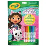 Crayola: Barvanje in dejavnosti - Gabi hiša za dojenčke z 7 flomastri