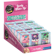 Crazy Chic: Balzam za ustnice v živalskem etuiju, na voljo v več različicah, 1 kos - Clementoni