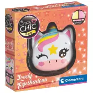 Crazy Chic: Senčilo za oči in aplikator v škatli v obliki samoroga - Clementoni