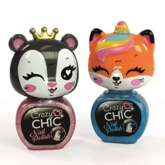 Crazy Chic: Set za lakiranje nohtov z živalskimi glavami - Clementoni slika 2