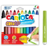 Creatip 10-delni maxi flomaster set - Carioca