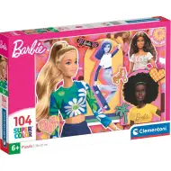Čudovite Barbie lutke 104-delna Supercolor sestavljanka - Clementoni