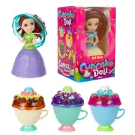 Cupcake presenečenje punčka v več različicah 1 kos