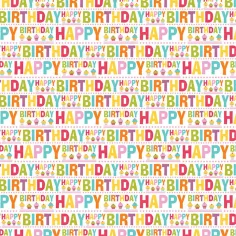 Darilni papir z napisom "Happy Birthday" 100x70 cm