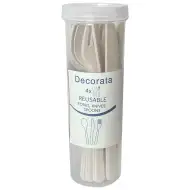 Decorata večkrat uporabni pribor, set 12 kosov