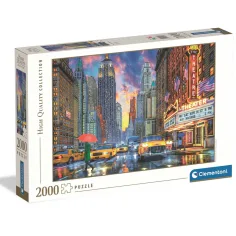 Deževen Manhattan 2000-delna HQC sestavljanka - Clementoni