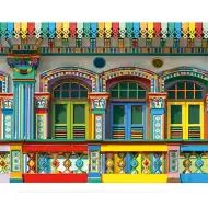 Diamantna sestavljanka: Barve Južne Amerike, komplet za diamantno slikanje 30x40 cm