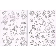 Diamantno pobarvanka - Dinosavri slika 2