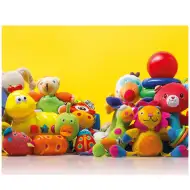 Diamantno slikanje: Komplet za ustvarjanje z diamanti s plišastimi motivi 40x50 cm