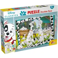 Disney 101 dalmatince 2 v 1, 24-delni puzzle in pobarvanka 50x35cm - Lisciani
