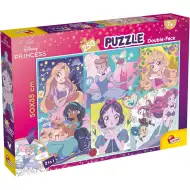 Disney Princeske – Manga čarovnija 2 v 1, 250-delni puzzle in pobarvanka 50x35 cm – Lisciani