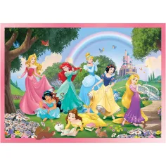 Disney Princeske 2 v 1, 24-delni puzzle in pobarvanka 50x35 cm - Lisciani slika 3