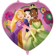 Disney+Princeske: Srce oblikovana folija balon 46cm