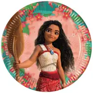 Disney+Princeske Vaiana 2 papirnati krožniki 8-delni set 23cm
