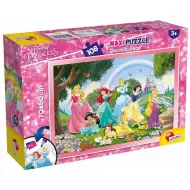 Disney Princeske mavrica 2 v 1, 108-delni puzzle in pobarvanka 70x50 cm - Lisciani