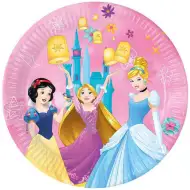 Disney+Princeske roza papirnati krožniki, komplet 8 kosov, 23 cm