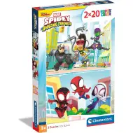 Disney Spidey 2x20-delni Supercolor sestavljanka - Clementoni
