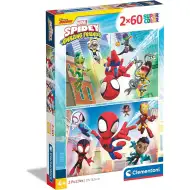 Disney Spidey 2x60-delni Supercolor sestavljanka - Clementoni