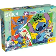 Disney Stitch 2 v 1 maxi 24-delni puzzle in pobarvanka 70x50 cm - Lisciani